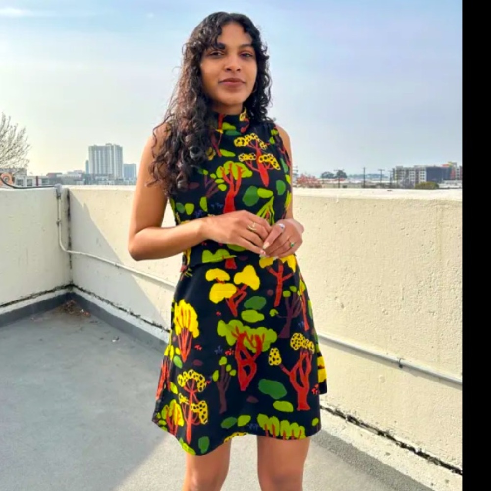 Nooworks.  NWT.  Forager print airline dress.  3X.
